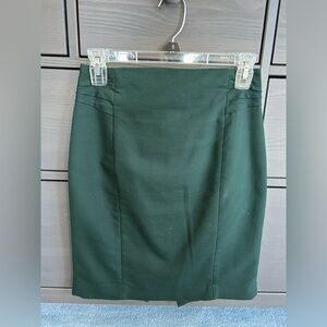 EXPRESS Pencil Skirt - Deep Green